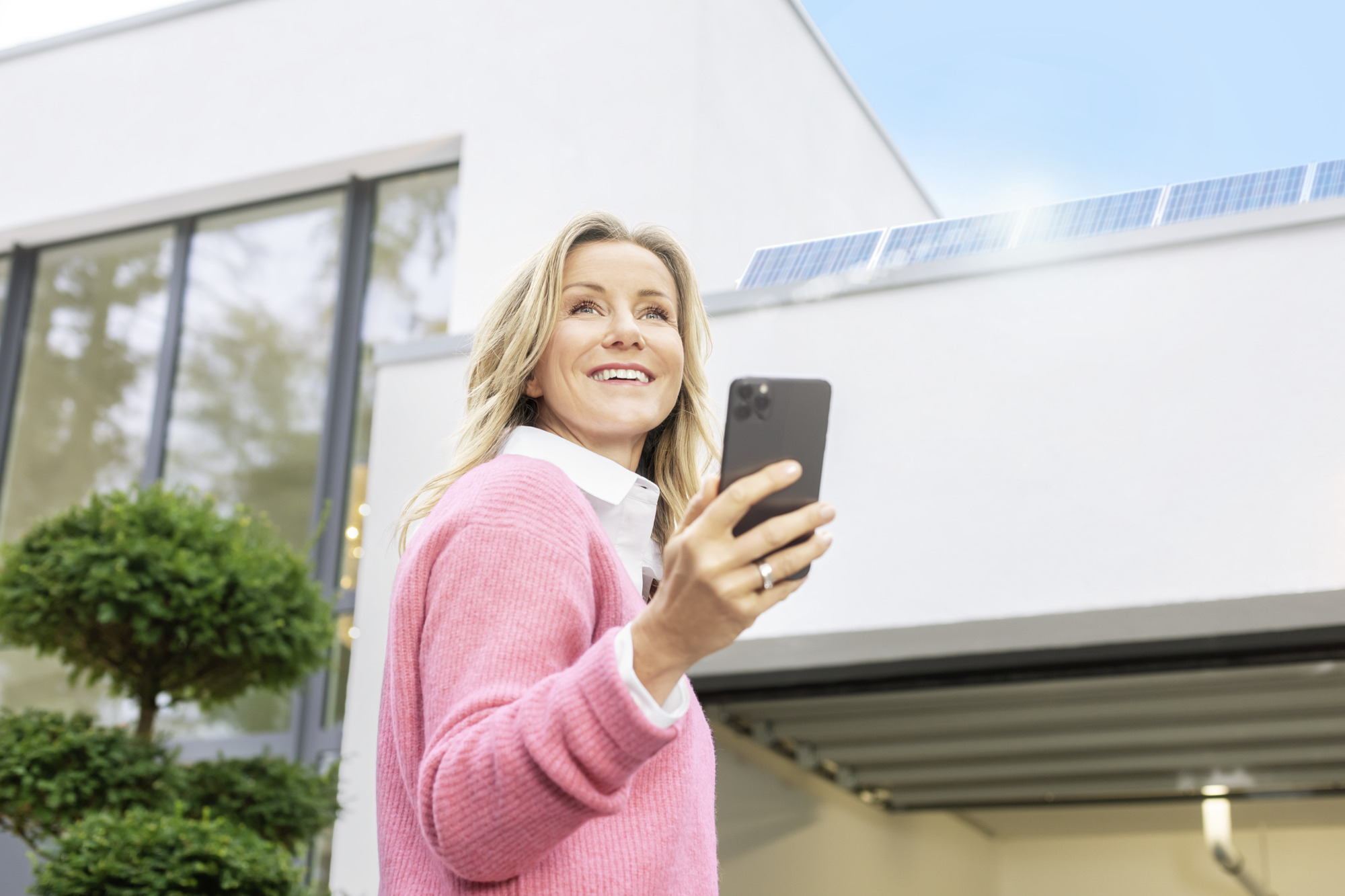 Wallbox Überschussladung über das Handy checken