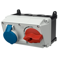 MENNEKES  Socle de prise de courant saillie DUO 7613