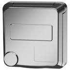 MENNEKES Socle de prise de courant normalisé Cepex semi-encastré, aluminium blanc 4504