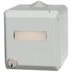 MENNEKES Cepex wandcontactdoos, elektrogrijs 4162ZA