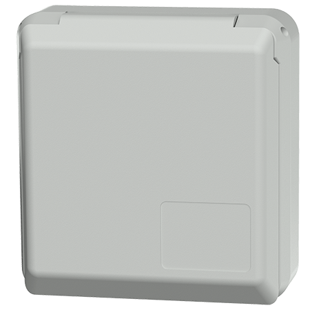 MENNEKES Socle de prise de courant Cepex, gris clair 4210